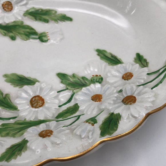 Vintage Mottahedeh Daisy Scalloped Dish. Made in Italy. Numbered S6522 - Picture 11 of 14